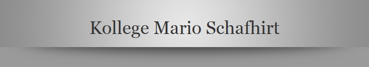 Kollege Mario Schafhirt