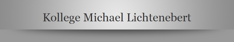 Kollege Michael Lichtenebert